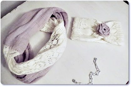 Rikkinäiset huivit uuteen käyttöön