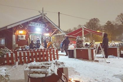 Suloisen sumuinen ilta Helsingissä