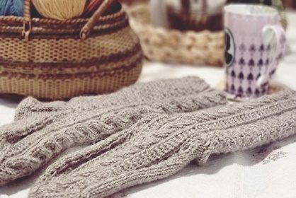 Kuuran taikaa -villasukat tyttärelle