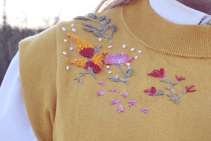 Vanhasta neuleesta liivi