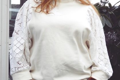 Paita leikkuujätteestä ja pöytäliinasta