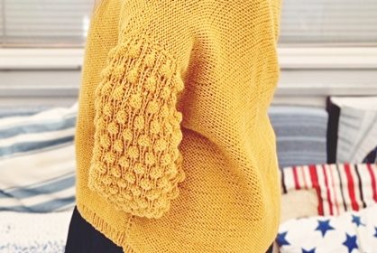 Popcorn hihainen neuletakki