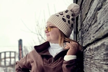 Lämmin asu ulkoiluun ja oleiluun