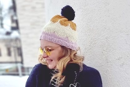 Pilven reunalla neuletakki