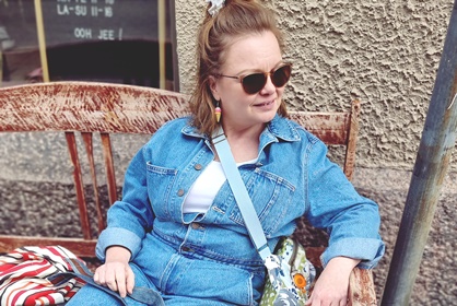 Farkkuhaalari päivän asuna