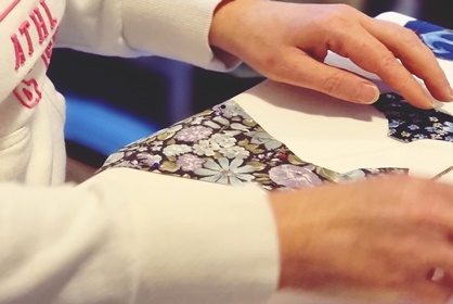 Pyykkipussi paviljongin verhosta