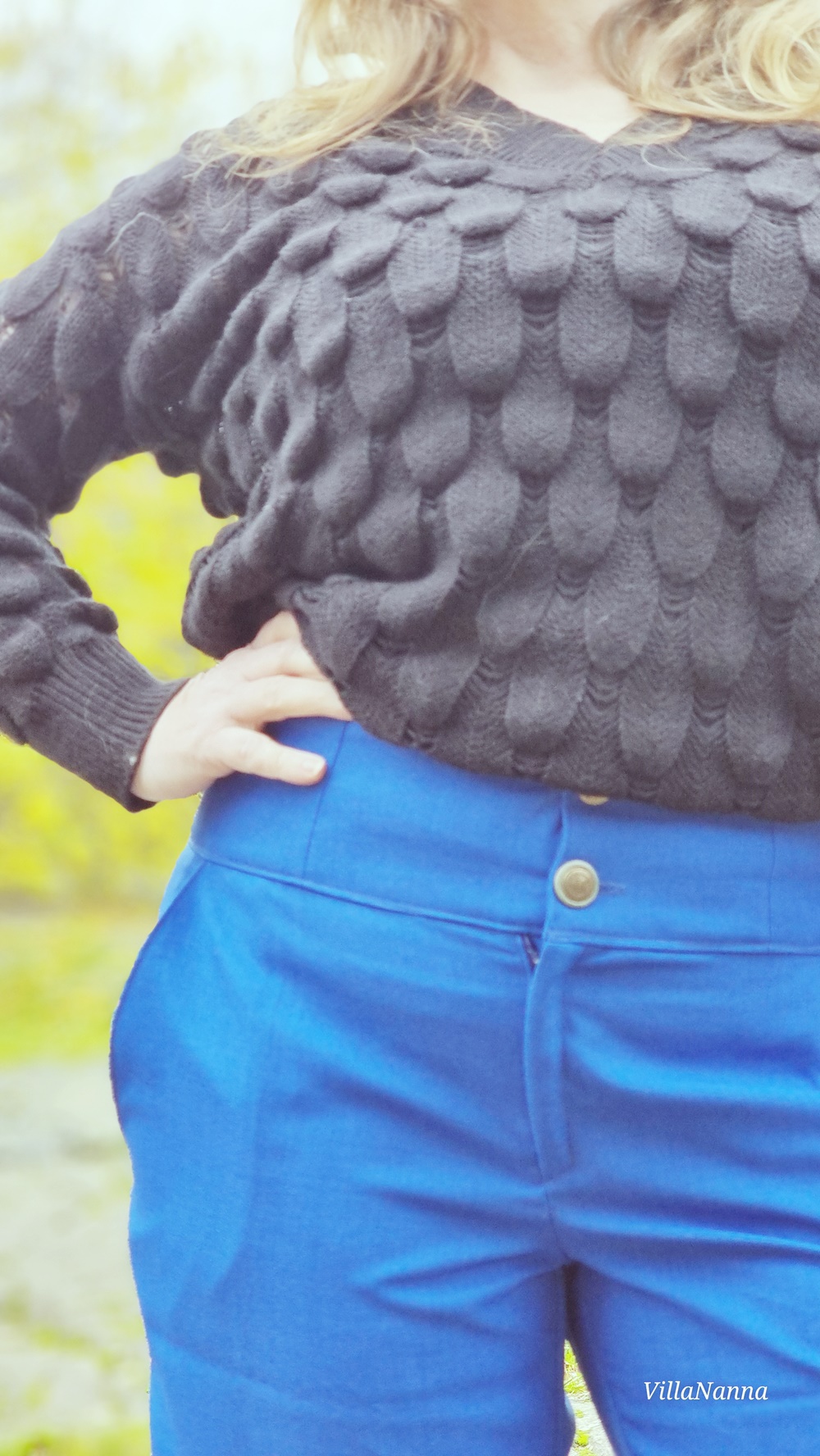 Itse tein siniset housut