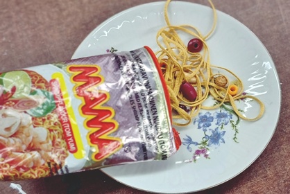 Arjen taikaa nuudelipussista nuudelipussukka