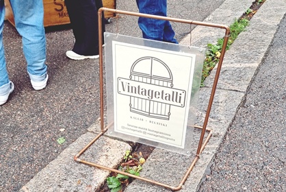 Seikkailu Vintagetalliin