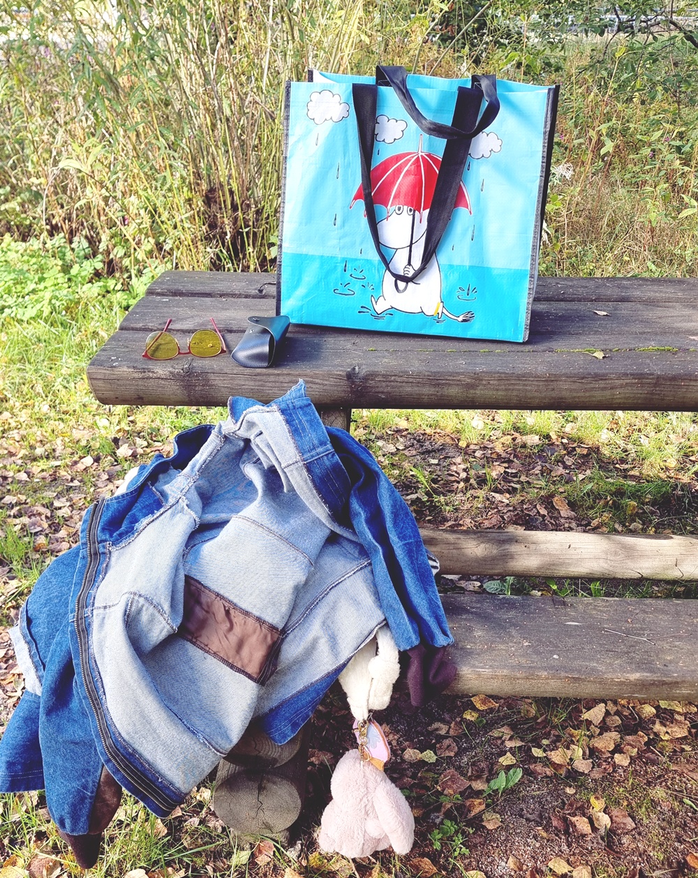 Ote vaatekaappipäiväkirjasta: Farkkutakki villakangas ja laukku