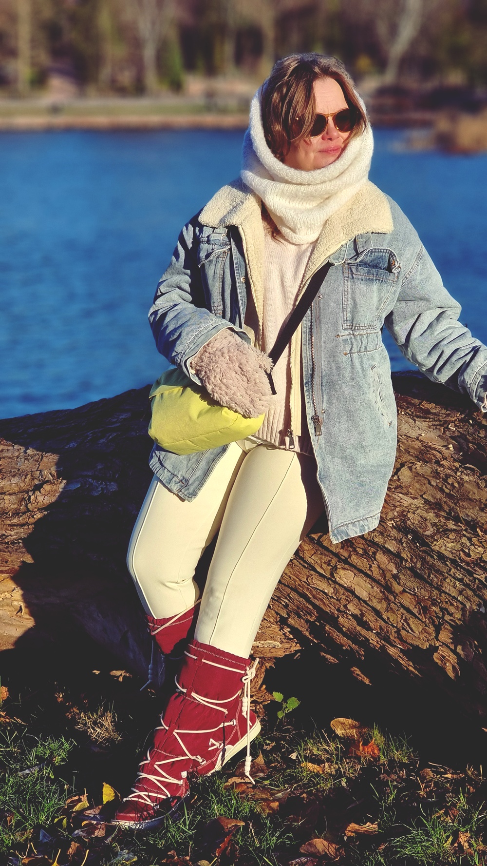 Kylmä aurinkoinen päivä Helsingissä