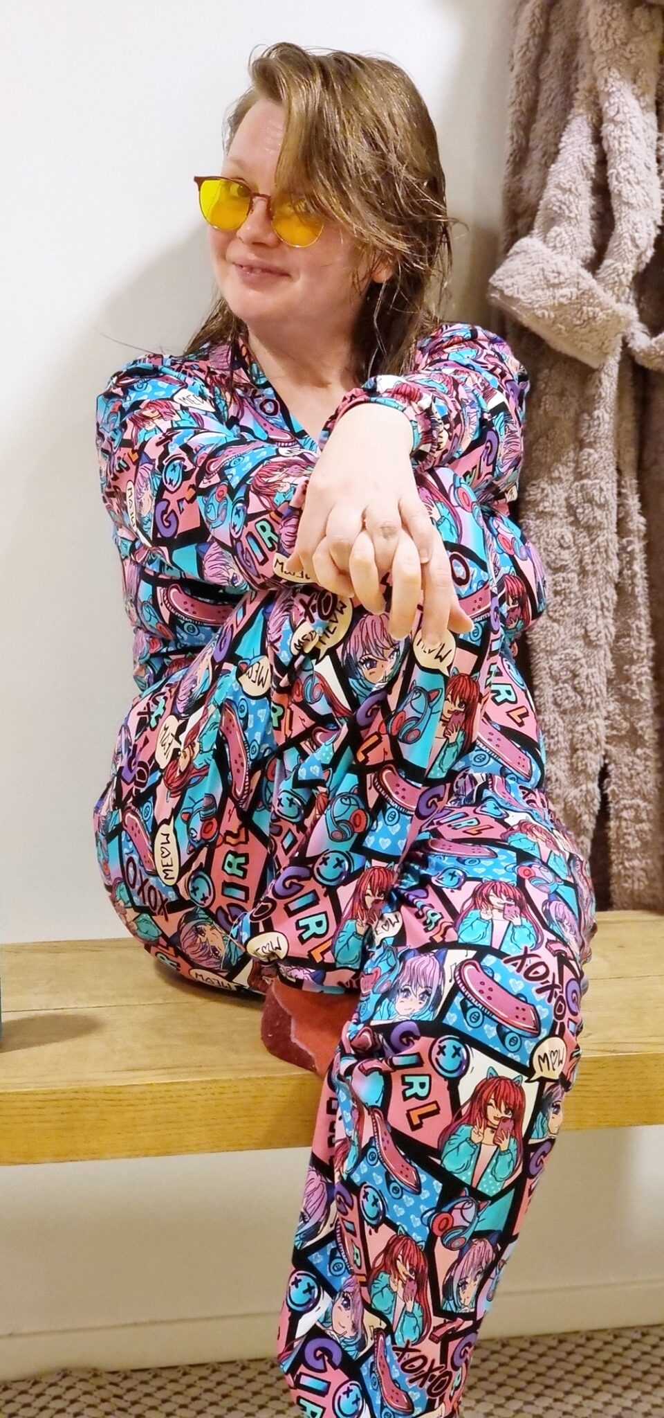 Saunan jälkeen itse ommeltu jumpsuit pehmentää palautumista