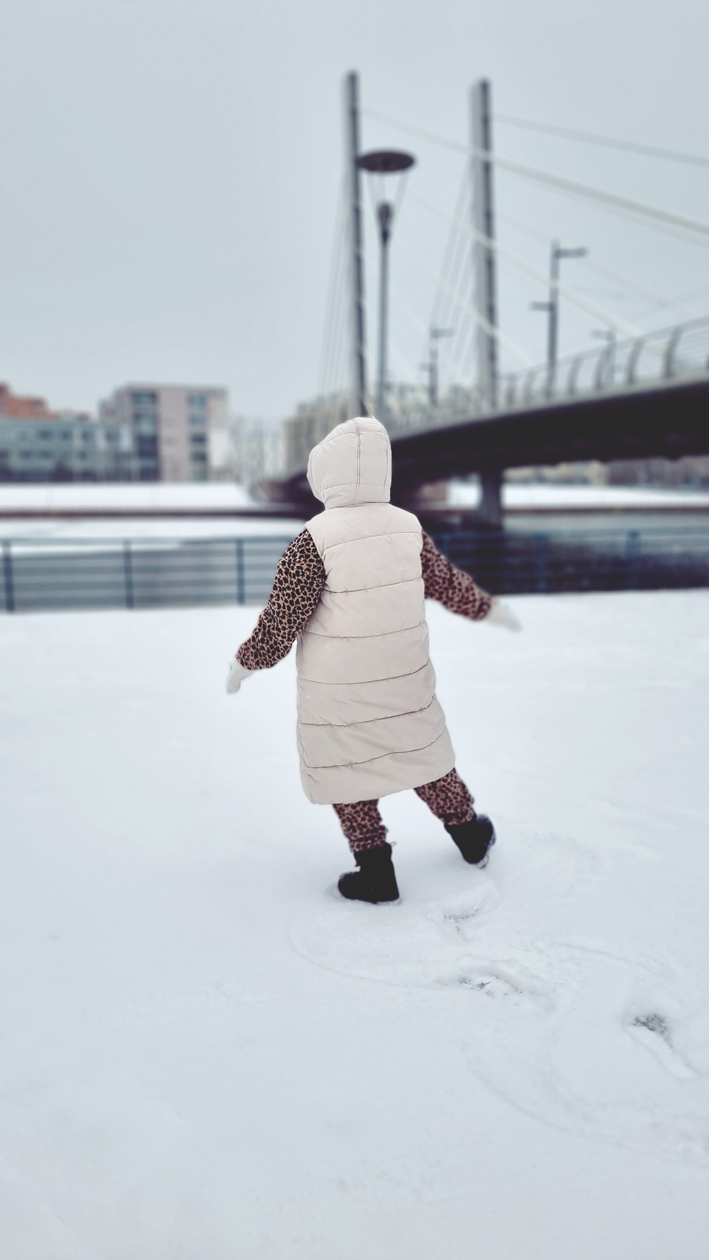 Talvikävelyllä ja tulinen tomaattikeitto