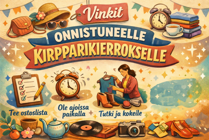 Vinkit onnistuneelle kirpparikierrokselle
