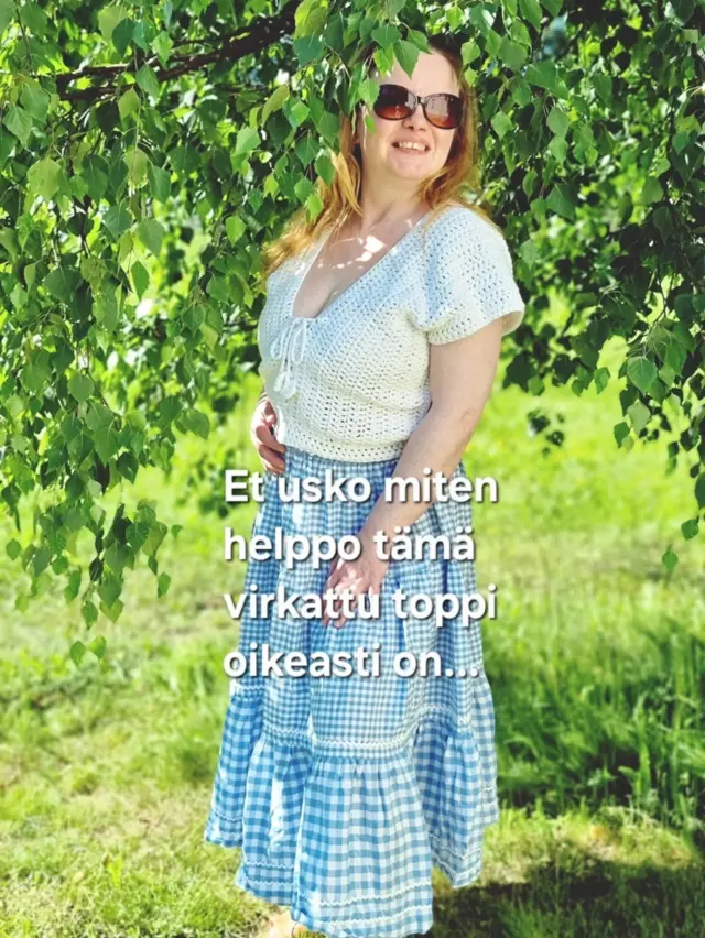 Et usko miten helppo tämä virkattu toppi oikeasti on…

Ja kyllä, ohje on ilmainen 👉 Löydät sen stooreista.

#virkkaus #virkattutoppi #kesätyyli #käsityöinspiraatio #villananna