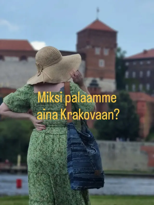 Kaikki kysyvät välillä samaa asiaa: "Miksi juuri Krakova?"

Ehkä siksi, ettei tämä kaupunki tunnu koskaan valmiilta. Jokaisella matkalla löytyy uusi katu, pieni putiikki, kahvila tai kävelyreitti, jota emme ole aiemmin huomanneet.

Tällä kertaa kävelimme Veikselin rantaa Banana Beachille asti, vietimme päivän Zakrzówekin turkoosin veden äärellä, kiersimme second hand -liikkeitä, söimme vanhoissa suosikeissamme ja löysimme taas uusia paikkoja, joihin haluamme palata.

Ja kyllä, matkalaukussa oli mukana vain itse tehtyjä ja kirpputoreilta löydettyjä vaatteita. ♻️💚

Tämä julkaisu on pieni kurkistus matkaamme. Blogissa kerron enemmän kaupungin historiasta, kävelyreiteistä, ravintoloista ja parhaista löydöistä.

Mikä kaupunki on sellainen, johon sinä voisit palata yhä uudelleen? 💛

#krakova #krakovamatka #puola #matkablogi #villananna