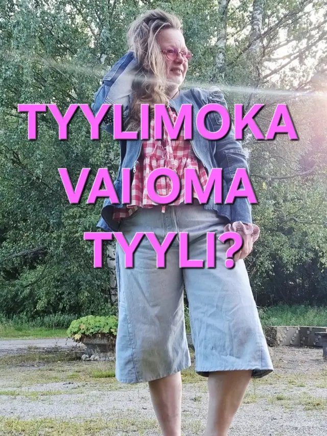 Tyylimoka vai oma tyyli? Kuka päättää, mikä on väärin?

Liian isot vaatteet.
Väärän väriset kengät.
Liian pitkä tai liian lyhyt helma.
“Tuon ikäisen ei pitäisi enää käyttää tuollaista.”

Pukeutumiseen liittyy ihan valtava määrä sääntöjä, joita meille opetetaan lähes huomaamatta.

Mutta kuinka moni niistä on oikeasti sääntö ja kuinka moni vain jonkun mielipide?

Tekstiilialan ammattilaisena katson vaatteita toki myös mittasuhteiden, materiaalien, rakenteen ja kokonaisuuden kautta. Kaikki yhdistelmät eivät toimi samalla tavalla, eikä kaikki ole automaattisesti hyvännäköistä vain siksi, että se on “omaa tyyliä”.

Mutta se on eri asia kuin väittää, että olisi olemassa yksi oikea tapa pukeutua.

Minusta vaatteen ei tarvitse esimerkiksi piilottaa mahaa, tehdä vartalosta pienempää tai näyttää siltä, miltä tämänhetkisen muodin pitäisi näyttää.

Sen pitää ennen kaikkea tuntua omalta.

Ja joskus juuri se kiinnostavin asu syntyy siitä, että yhdistää asioita, joita ei muka pitäisi yhdistää.

💬 Nyt haluan kuulla sinulta: mikä on kaikkein ärsyttävin pukeutumissääntö, jonka olet koskaan kuullut?

Onko sinulle sanottu, ettei tietyn ikäisenä voi käyttää jotain? Tai että jokin väri, vaate tai yhdistelmä ei sovi sinulle?

Kerro kommenteissa. 👇

Jos sinäkin uskot siihen, että oma tyyli ei tarvitse sääntökirjaa, seuraa VillaNannaa.

#omastyylistä #tyylimoka #pukeutuminen #persoonallinentyyli #kirppistyyli 

“Liian iso.” “Liian nuorekas.” “Ei sovi vartalollesi.” – nämä tutut kommentit

Mutta kuka nämä säännöt on tehnyt?
Vaatteen ei tarvitse pienentää

Vaatteen ei tarvitse pienentää vartaloasi ollakseen hyvä vaate.

Oma tyyli ei tarvitse sääntökirjaa. → Mikä pukeutumissääntö joutaisi sinun mielestäsi roskiin?

Mä olen alkanut miettiä, että onko tyylimokia oikeasti olemassa. Vai onko kyse joskus vain siitä, että joku toinen ei pidä meidän tavastamme pukeutua?