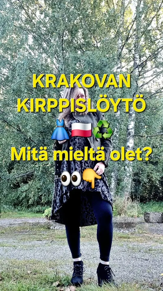 Arvaa, mistä tämä mekko on löytynyt? 👀👗🇵🇱

Krakovan second hand -löytö + Fidan takki + Kierrätyskeskuksen kengät. ♻️✨

Mikä näistä on sun suosikki? 😍 Kerro kommenteissa! 👇

#secondhandfashion #kierrätysmuoti #kirppislöytö #persoonallinenpukeutuminen #slowfashion