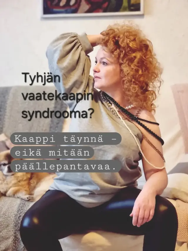 Tyhjän vaatekaapin syndrooma. Tiedätkö tunteen?

Kaappi on täynnä vaatteita, mutta silti tuntuu, ettei siellä ole mitään, mitä oikeasti haluaisi pukea.
Minusta ratkaisu ei ole täyttää kaappia uusilla vaatteilla, vaan lempivaatteilla...

Entä sinä – mikä tekee vaatteesta sellaisen, että siitä tulee lempivaate? Kerro kommenteissa. 👇

#tyhjänvaatekaapinsyndrooma #vaatekaappi #omatyylini #kestäväpukeutuminen #lempivaatteet