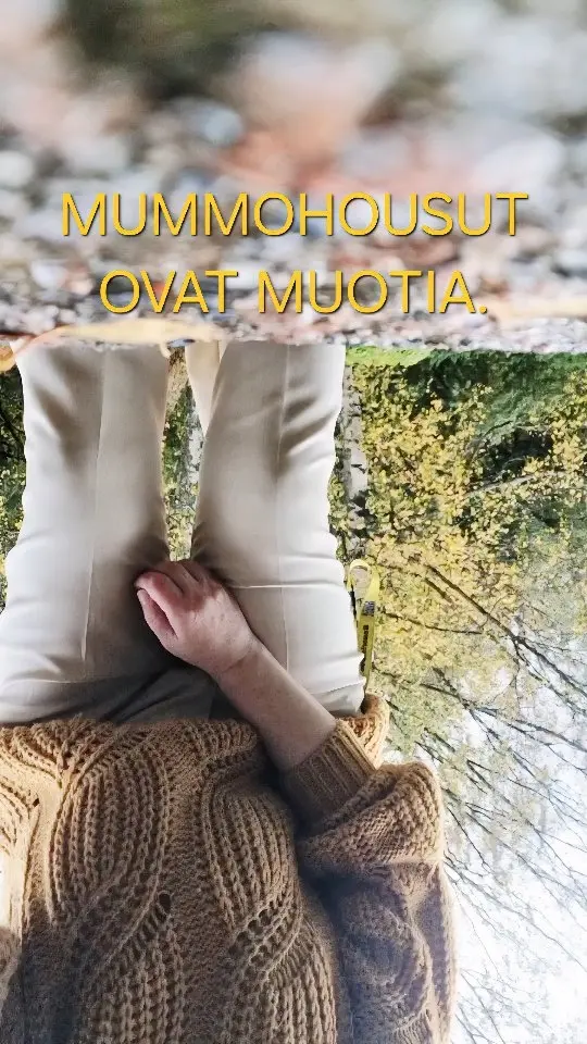 NÄMÄ JÄTETTIIN ILMAISOSASTOLLE. 👀

Mummohousut ja vähän elämää nähnyt neule. Molemmat Kierrätyskeskuksen ilmaisosastolta ja yhdessä niistä tulikin aika hyvä asu. 😄
Ehkä vaate ei olekaan mummomainen. Ehkä se vain odottaa oikeaa seuraa.

📍Seuraa, jos sinustakin pukeutuminen saa olla leikkiä.

#secondhandtyyli #kierrätysmuoti #persoonallinentyyli #pukeutuminen #kirppistyyli