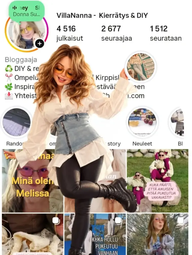Kuka päästi VillaNannan irti?! 😂

Kun mielikuvitus lähtee laukalle, ei edes oma Instagram-profiili ole turvassa!

Minusta aikuisenakin saa leikkiä ja tehdä jotain ihan vain tekemisen ilosta. Kaikella ei tarvitse olla sen suurempaa tarkoitusta. ❤️

Milloin sinä olet viimeksi tehnyt jotain ihan vain huviksesi?

❤️ Tykkää, jos sait hymyn huulille!
✂️ Seuraa, jos haluat nähdä, mitä seuraavaksi keksin!

#villananna #luovuus #mielikuvitus #leikkimielisyys #persoonallinentyyli