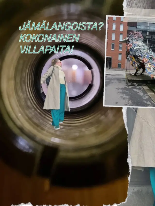 KUKA SANOI, ETTÄ JÄMÄLANGOISTA VOI TEHDÄ VAIN SUKKIA JA PATALAPPUJA? 😁🧶

Minäpä neuloin niistä kokonaisen villapaidan!

Tässä projektissa ei ollut ohjetta, piirustuksia eikä sen kummempaa suunnitelmaa. Oli vain sekalainen kasa erivahvuisia lankoja ja ajatus, että näistähän voisi syntyä jotain kivaa. Puikot käteen ja menoksi!

Neuloin paidan 7 mm puikoilla ja annoin erilaisten lankojen muodostaa omanlaisensa pinnan. Lopputuloksena syntyi muhkea, pehmeän sävyinen villapaita, johon olen ihan rakastunut. Erityisesti tuo muhkea poolokaulus on aivan ihana!

Ja asun muutkin osat ovat löytöjä: petroolinväriset housut ja pitkä mokkatakki ovat molemmat UFFilta. Itse tehtyä, second handia ja vähän luovaa hulluutta. Juuri minun tyyliäni!

Minusta jämälankojen ei tarvitse aina päätyä pieniksi tilkuiksi tai asusteiksi. Miksei niistä voisi tehdä vaikka kokonaisen vaatteen? Eikä kaiken tarvitse olla täydellisen tasaista tai tarkasti suunniteltua ollakseen onnistunutta.

🧶 Koko villapaidan syntytarina löytyy uudesta VillaNanna-blogipostauksesta. Linkki biossa!

Mutta nyt kiinnostaa: mitä sinä teet jämälangoillasi? Oletko koskaan neulonut kokonaisen vaatteen ilman ohjetta?

Lue villapaidan syntytarina VillaNanna-blogista – linkki biossa!